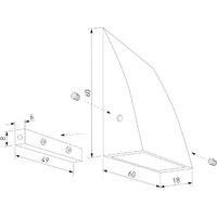 Бра Elektrostandard 40159/LED 4000K (латунь)