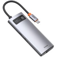 Док-станция Baseus Metal Gleam Series 6-in-1 Multifunctional USB Type C CAHUB-CW0G
