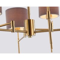 Подвесная люстра Ambrella light LH72381/6 BS/GR (латунь/серый)