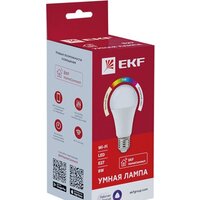 Умная лампочка EKF Connect 8W WIFI RGBW E27