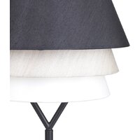 Настольная лампа ESCADA 10187/T (черный/бежевый/белый)