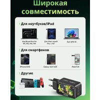 Сетевое зарядное Ugreen CD244 10335GI (черный)