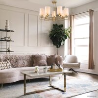 Подвесная люстра Escada Eclipse 10166/7PL E14*40W Brass