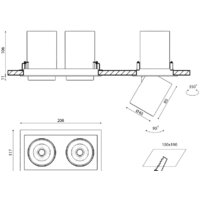 Точечный светильник DesignLed SPL-SQ2-12-NW