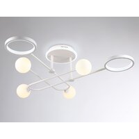 Люстра средней высоты Ambrella light Comfort FL66229/6 WH (белый)