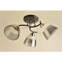 Люстра средней высоты Mirastyle BL-8224/3 BK+CR