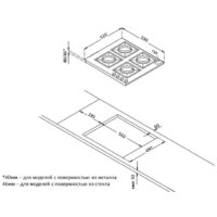 Варочная панель Korting HGG 6722 CTN