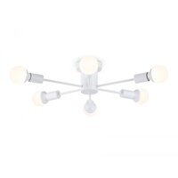 Припотолочная люстра Ambrella light Traditional TR80401/6 WH (белый)