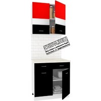 Готовая кухня Кортекс-мебель Корнелия Экстра 80р1ш (дуб сонома/королевский опал)