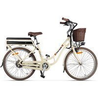 Электровелосипед Benelli City Classica Cafe 24 (белый)