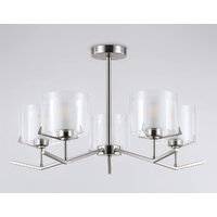 Подвесная люстра Ambrella light LH57001/5 SN/FR (никель/белый матовый)