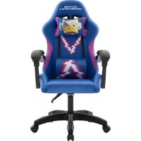 Игровое (геймерское) кресло Defender Legas (синий/фиолетовый)