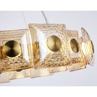 Подвесная люстра Ambrella light LH31027 BS/TI (латунь/янтарь)