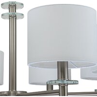 Подвесная люстра Escada Novella 641/8PL E14*60W Satin nickel