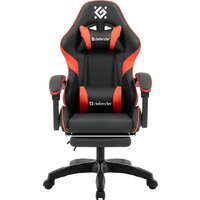 Игровое (геймерское) кресло Defender Serenity (черный/красный)