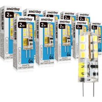 Светодиодная лампочка SmartBuy G4 2Вт 6000К SBL-G4-2-60K