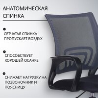 Офисное кресло Бюрократ CH-695NLT (темно-серый/TW-04 сиденье черный TW-11 сетка/ткань)