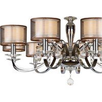Подвесная люстра iLamp Mario RM16001/10 (хром)