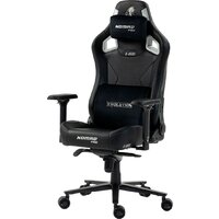 Игровое (геймерское) кресло Evolution Nomad PRO X-Base Black-Silver (черный/серебристый)