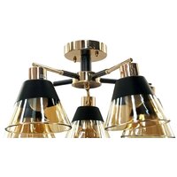Люстра средней высоты Aitin Pro НПБ 02-5x60-105 9080/5 (золото/черный)