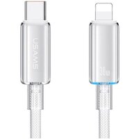Кабель Usams US-SJ659 USB Type-С - Lightning (1.2 м, белый)