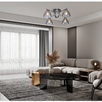 Люстра средней высоты Escada 659/4PL Black