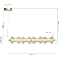 Припотолочная люстра ST Luce SL6136.223.01