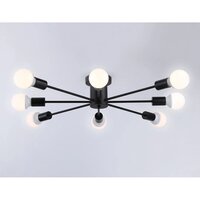 Припотолочная люстра Ambrella light Traditional TR80411/8 BK (черный)