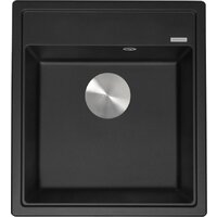 Кухонная мойка ZorG Rock 46 Premium black metallic