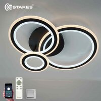 Припотолочная люстра Estares Triplex Round 108W 3R-APP-713x492x128-BLACK/WHITE-220-IP20