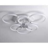 Припотолочная люстра Ambrella light Acrylica FA3844/3+3 WH (белый)