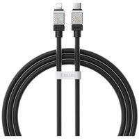 Кабель Baseus CoolPlay Series USB Type-C - Lightning (1 м, черный)