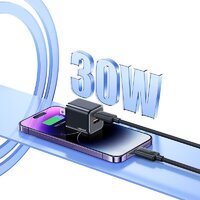 Кабель Usams US-SJ692 USB Type-C - Lightning (1 м, черный)