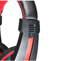 Наушники Оклик HS-L200 (черный/красный)