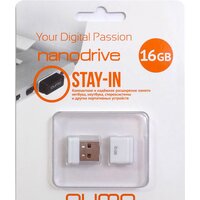 USB Flash QUMO NanoDrive 16Gb White