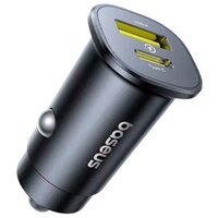 Автомобильное зарядное Baseus GoTrip Car Charger C+U 30W C00072300123-00 (черный)