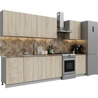 Готовая кухня Кортекс-мебель Корнелия Лира 2.5 (дуб сонома/мадрид)