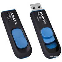 USB Flash ADATA DashDrive UV128 128GB (черный/синий)