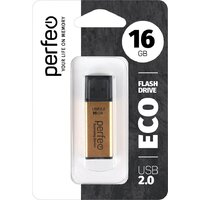 USB Flash Perfeo E03 16GB (золотистый)