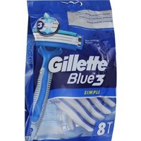 Бритвенный станок Gillette Blue Simple3 (8 шт) 7702018429660
