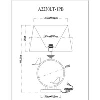Ночник Arte Lamp A2230LT-1PB
