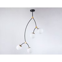 Подвесная люстра Ambrella light Traditional TR2575/4 BK/SB