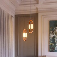 Подвесная люстра Arlight SP-AMPIRIUS-HANG-H331-L120-3W MIX BRASS 360deg 053460