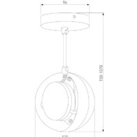 Подвесная люстра Elektrostandard DLN050 GX53 (белый/хром)