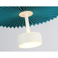 Подвесная люстра Ambrella LH72611 WH/GR (белый/бирюзовый)