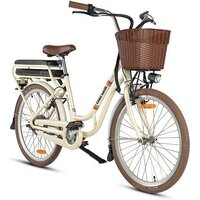 Электровелосипед Benelli City Classica Cafe 24 (белый)