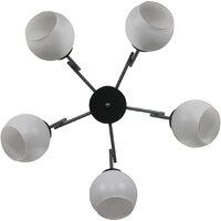 Люстра средней высоты Элетех Блюз 151 НПБ 01-5x60-163 Е27 1005405225 (черный хром)
