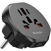 Адаптер McDodo CP-4550 Universal Travel Adapter EU (черный)
