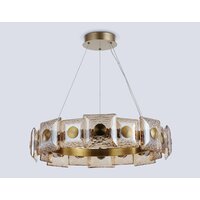 Подвесная люстра Ambrella light LH31027 BS/TI (латунь/янтарь)
