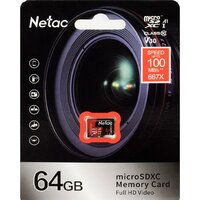 Карта памяти Netac P500 Extreme Pro 64GB NT02P500PRO-064G-S